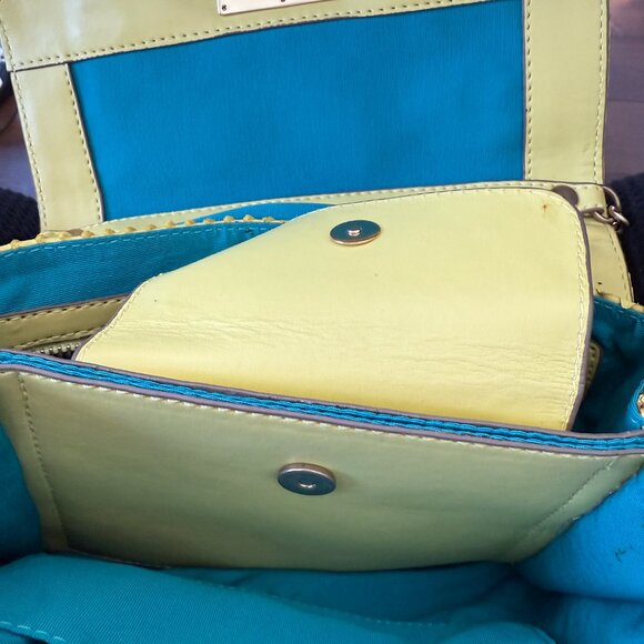 Brian Atwood beautiful leather clutch/crossbody - Picture 5 of 5